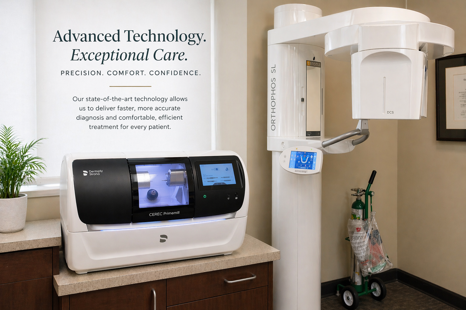 Modern dental office interior at Maggie A. Kleem, DDS in Berea, Ohio
